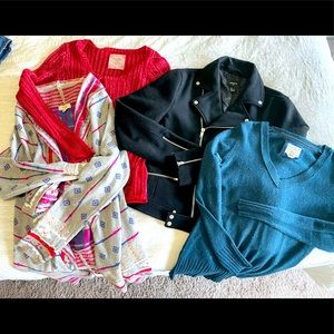 Sweater haul! Size L - everything’s gotta go!!